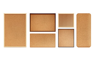 Realistic cork board. 3d corkboard, an Object Illustration by Stock-Smart-Start
