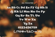 Black Orange - Retro Serif Font, a Serif Font by Flawless And Co (Thumbnail 9 of 10)