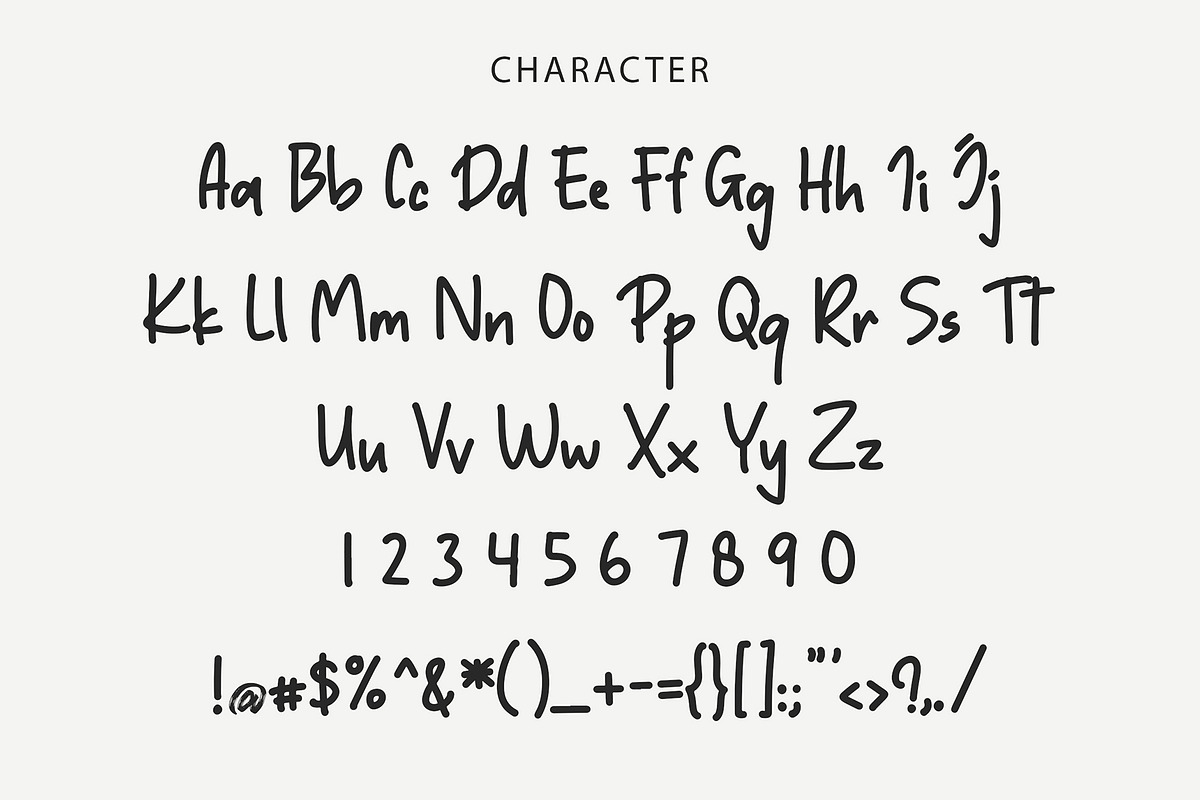 Capslock Handwritten Font preview 3
