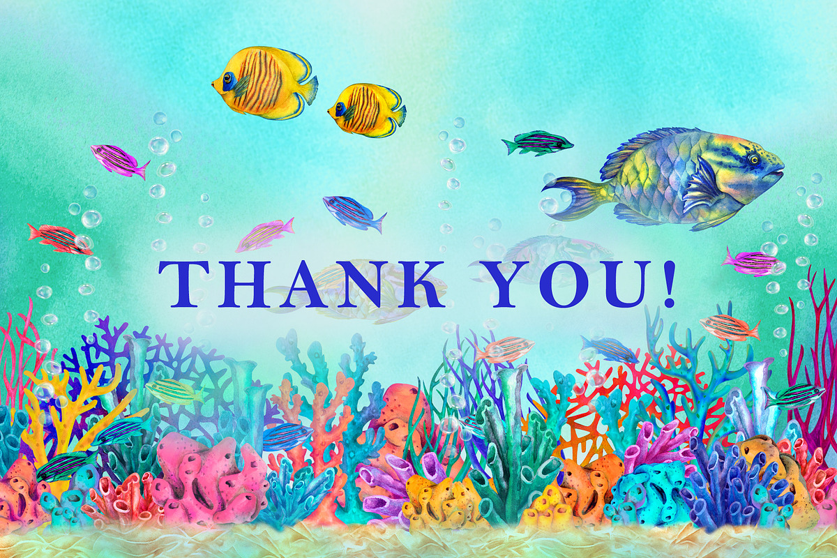 Neon Reef Creator Pack, an Animal Illustration by EL_SUHOVA (Photo 13 of 13)
