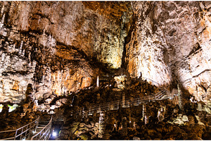 Grotta gigante in italy one of the stock photo containing cave and rock, a Nature Photo by Leonid Andronov