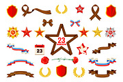 Big set for 23 February, an Object Graphic by MalniArt (Thumbnail 1 of 8)