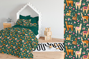 Alpacas and llamas .Seamless pattern, a Pattern Graphic by MitrushovaArt (Thumbnail 3 of 8)