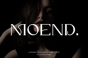 Moend - Luxury Font, a Serif Font by Iqsiart Studio (Thumbnail 1 of 6)
