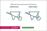 Minimal garden icons, an Outline Icon by Picture Window (Thumbnail 3 of 5)
