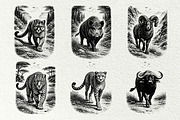 Wild Animals SVG Graphics, an Animal Illustration by DENIDigitalArtSudio (Thumbnail 4 of 5)