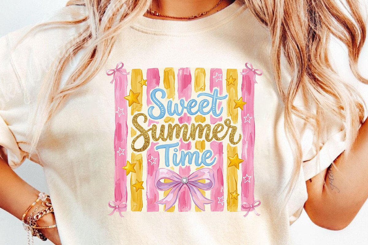 Striped Summer Png Coquette Summer, an Illustration by Designworld (Photo 4 of 5)