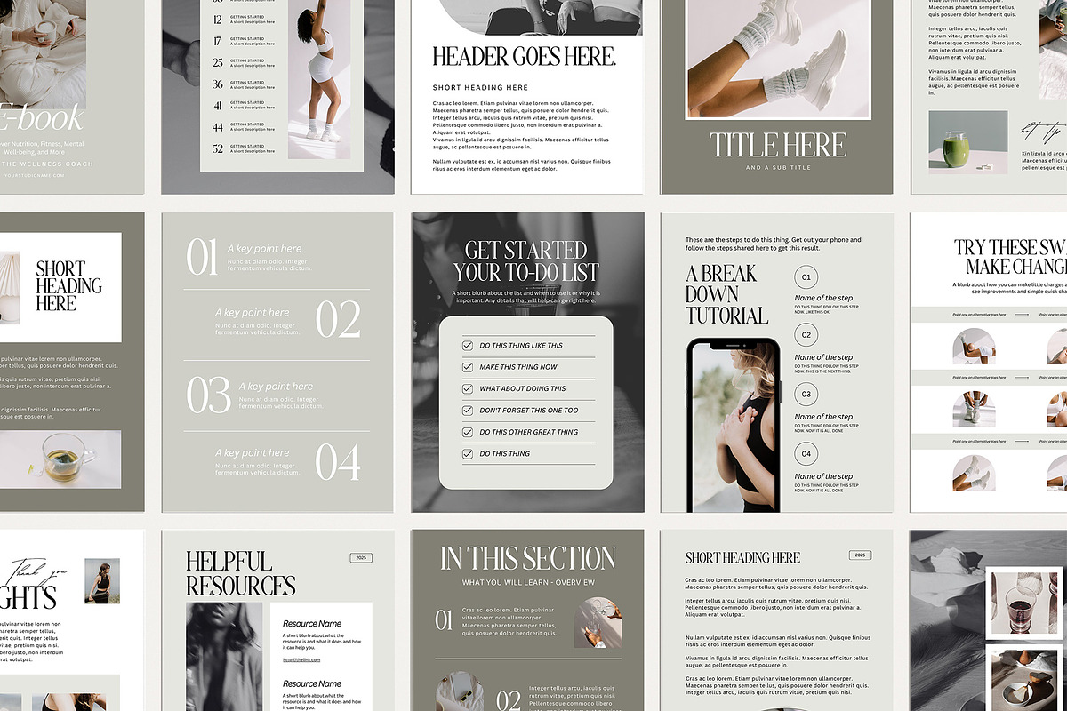 Wellness Coach Bundle Template, a Marketing Template by Amaré Creative (Photo 9 of 9)