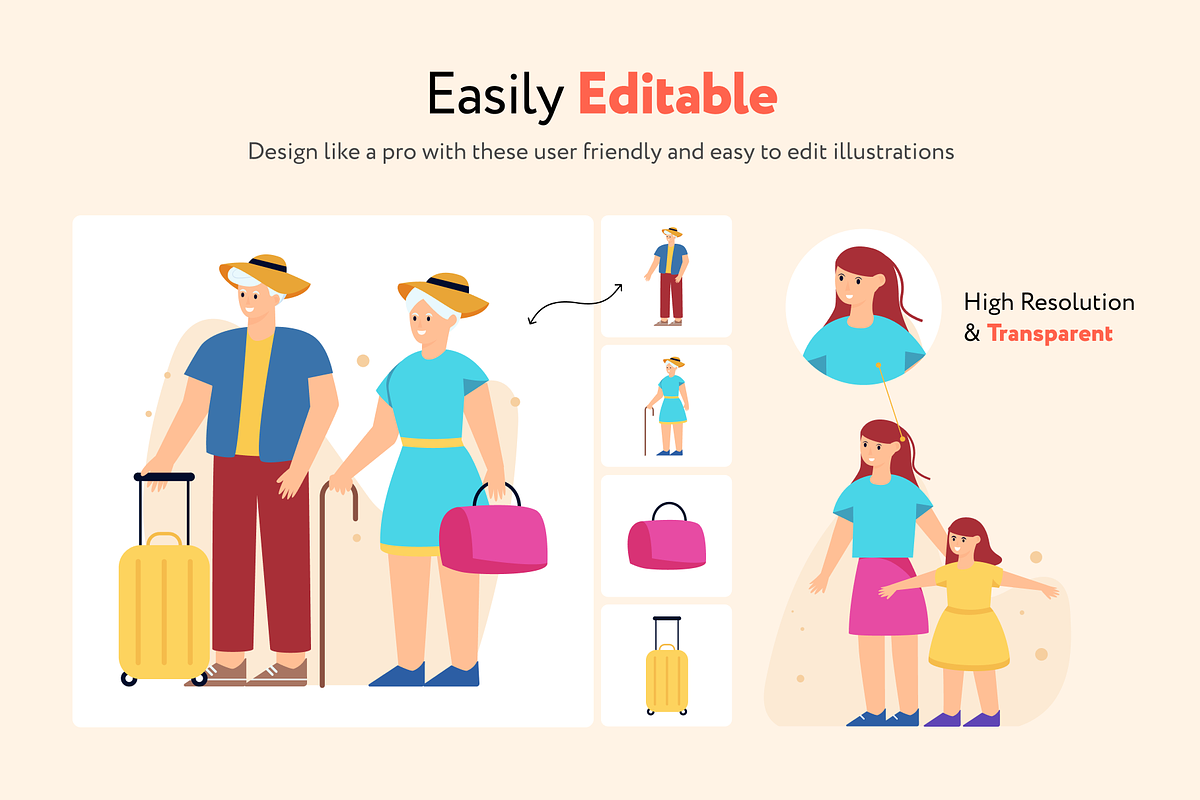 Tourist Vector Set, a Duotone Icon by Brickclay (Photo 3 of 6)