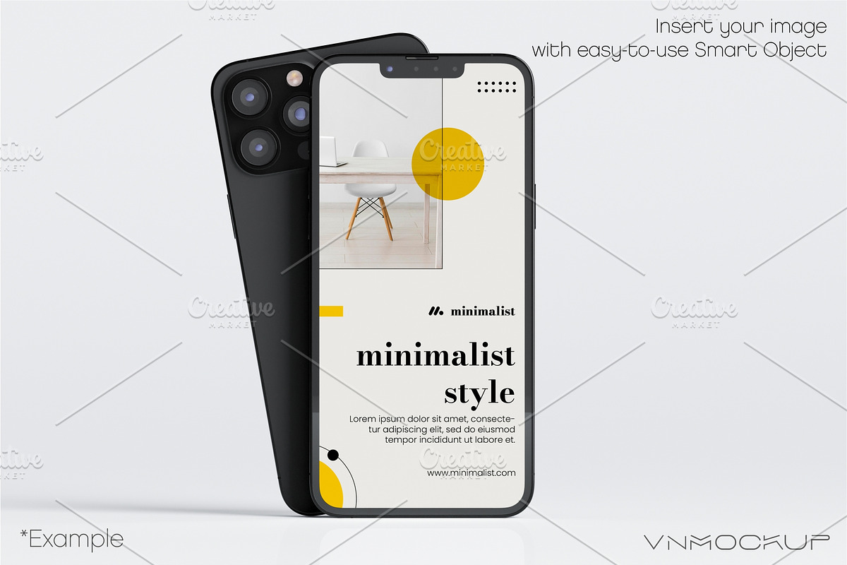 iPhone 13 Pro Bundle - 12 Mockups, an iPhone Mockup by VNmockup (Photo 2 of 8)