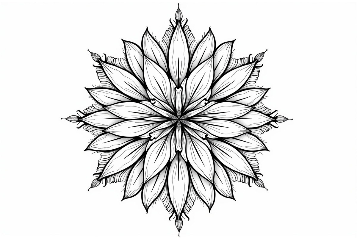 Mandala Pattern Coloring Bundle, a Graphic by Gfx_Store (Photo 2 of 11)