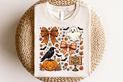 Preppy Coquette Halloween Ghost PNG, a Seasonal Illustration by CraftArtStudio (Thumbnail 4 of 4)
