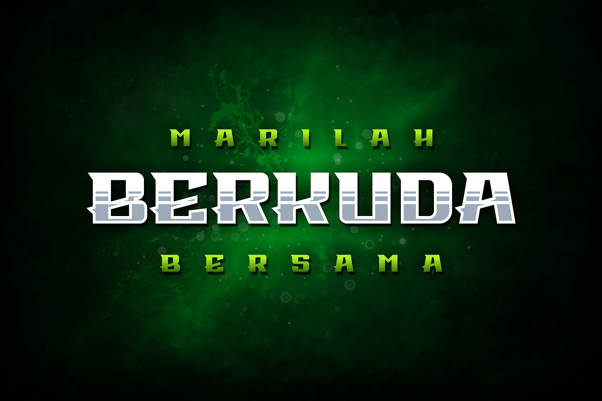 Berkuda Font, a Blackletter Font by ModalTampang (Photo 1 of 3)