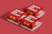 Burger Box Packaging Mockup, a Packaging Mockup by Permadi Creative (Thumbnail 5 of 5)