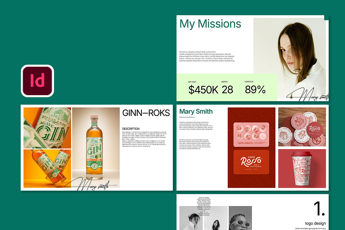Minimal Portfolio Template, a Presentation Template by Templeste (Photo 5 of 5)
