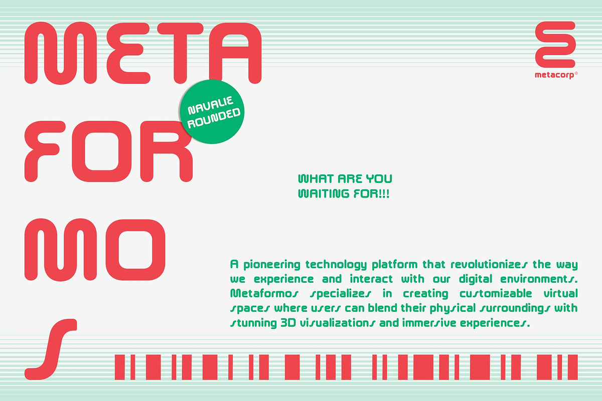 Navalie Rounded, a Sans Serif Font by Craft Supply Co. (Photo 4 of 8)