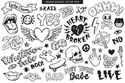 Grunge Graffiti Doodles Vector Pack, a Decorative Illustration by Lindy_doodle (Thumbnail 8 of 13)