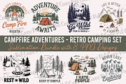 Campfire Adventures Camping Bundle, a Graphic by Pet Cave (Thumbnail 1 of 9)