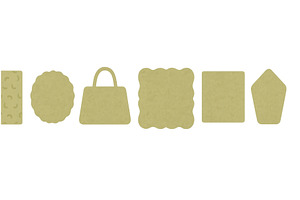 Diverse shapes in muted tones, an Object Illustration by ZinetroN