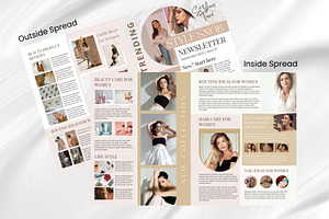 Canva Newsletter Template Fashion