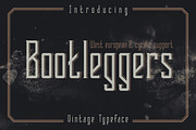 Bootleggers font, a Font by Gleb Guralnyk (Thumbnail 1 of 6)