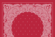 Bandanna print design set (vector), a Pattern Graphic by Bakhtiozin art graphic (Thumbnail 6 of 8)