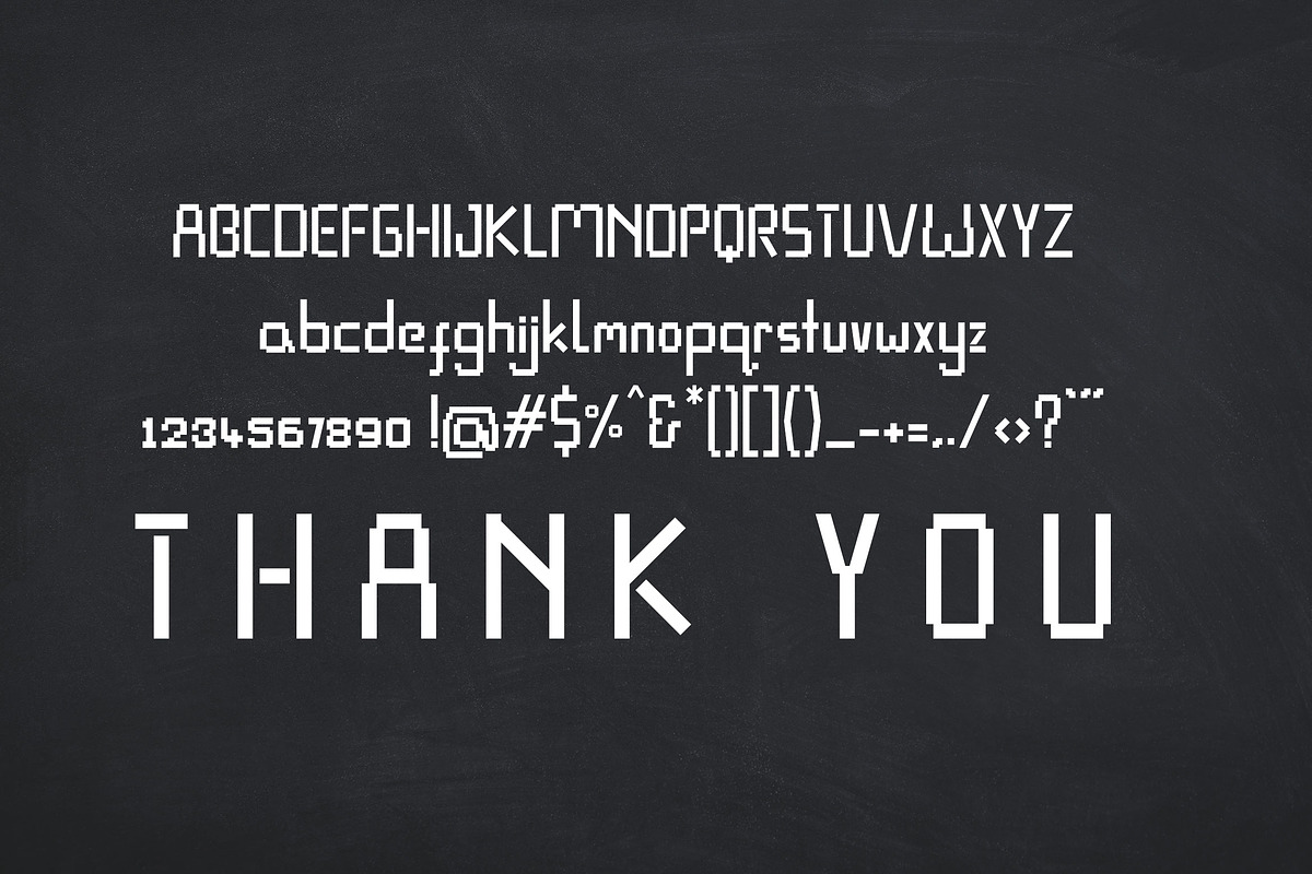 Pixel Rand, a Sans Serif Font by Dasagani (Photo 3 of 3)