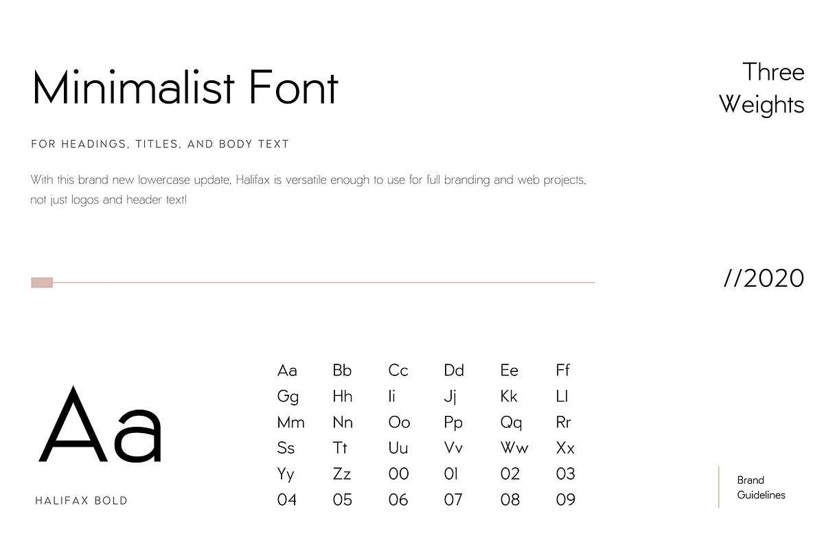 Halifax -UPDATE! | A Minimalist Sans preview 3