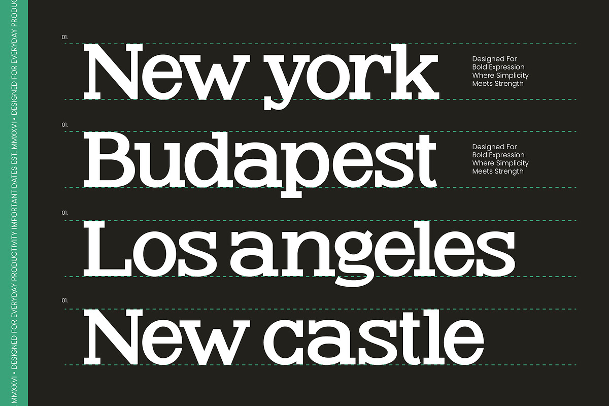 Glinos Modern Slab Serif, a Slab Serif Font by timelesstype.co (Photo 4 of 10)