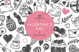 Valentine's Day. Vector Collection.