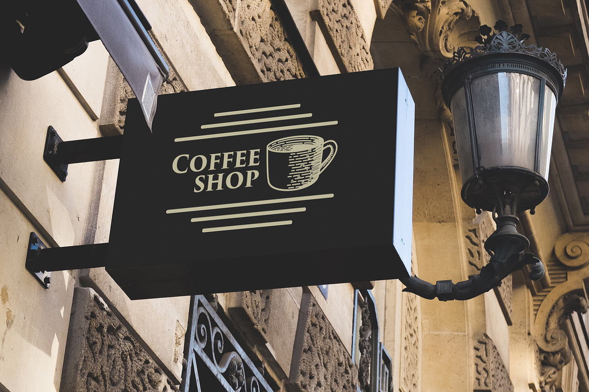 12 Vintage Coffee Logos & Badge, a Branding & Logo Template by Intijaya Studio (Photo 7 of 9)