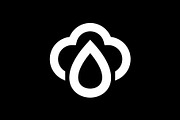 Cloud Sky Waterdrop Droplet Logo, a Branding & Logo Template by Buqancreative (Thumbnail 4 of 4)