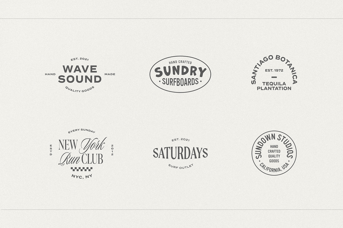 Vintage Logo Kit Template by ASCEND, a Branding & Logo Template by Ascend Studio (Photo 5 of 6)