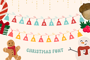 Christmas Garlands - Christmas font, a Symbol Font by Brown Cupple (Thumbnail 1 of 5)
