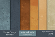Vintage Grunge Textures I, a Texture Graphic by ViviGonzalezArt (Thumbnail 1 of 4)