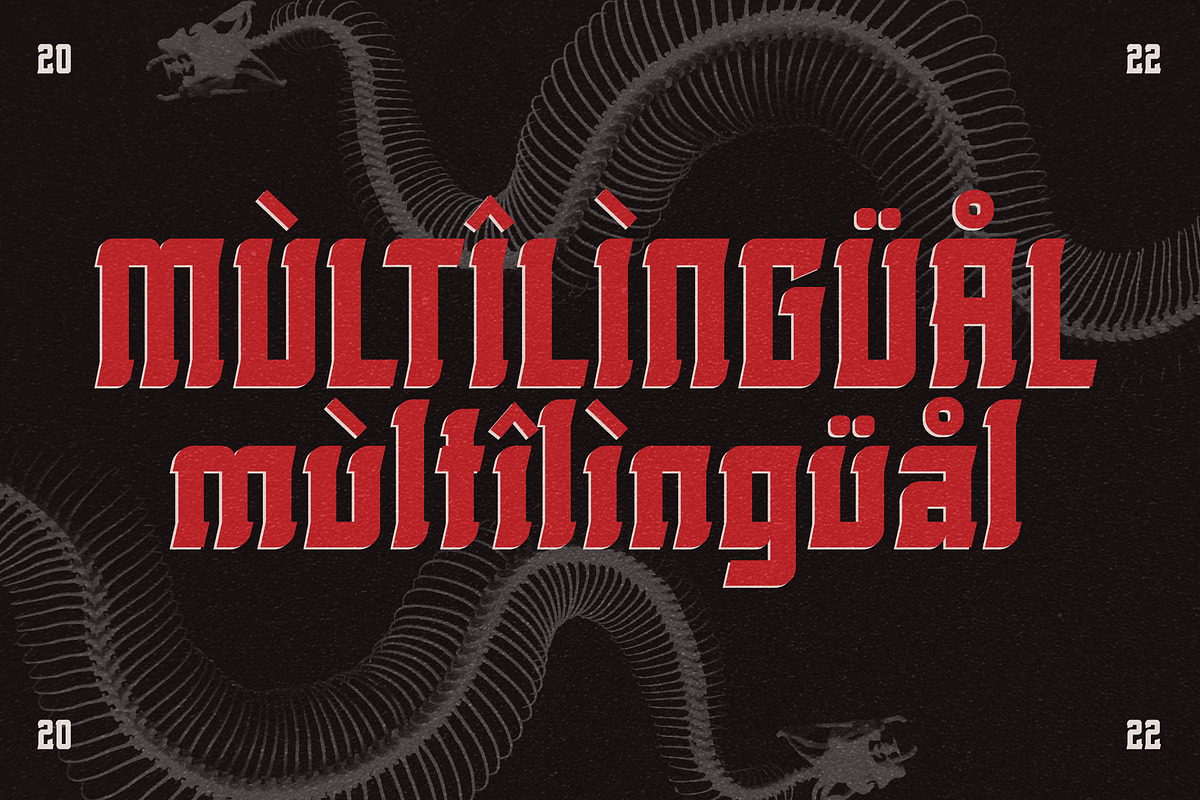 Rolling Bones Display Typeface Font, a Sans Serif Font by Storytype Studio (Photo 12 of 15)