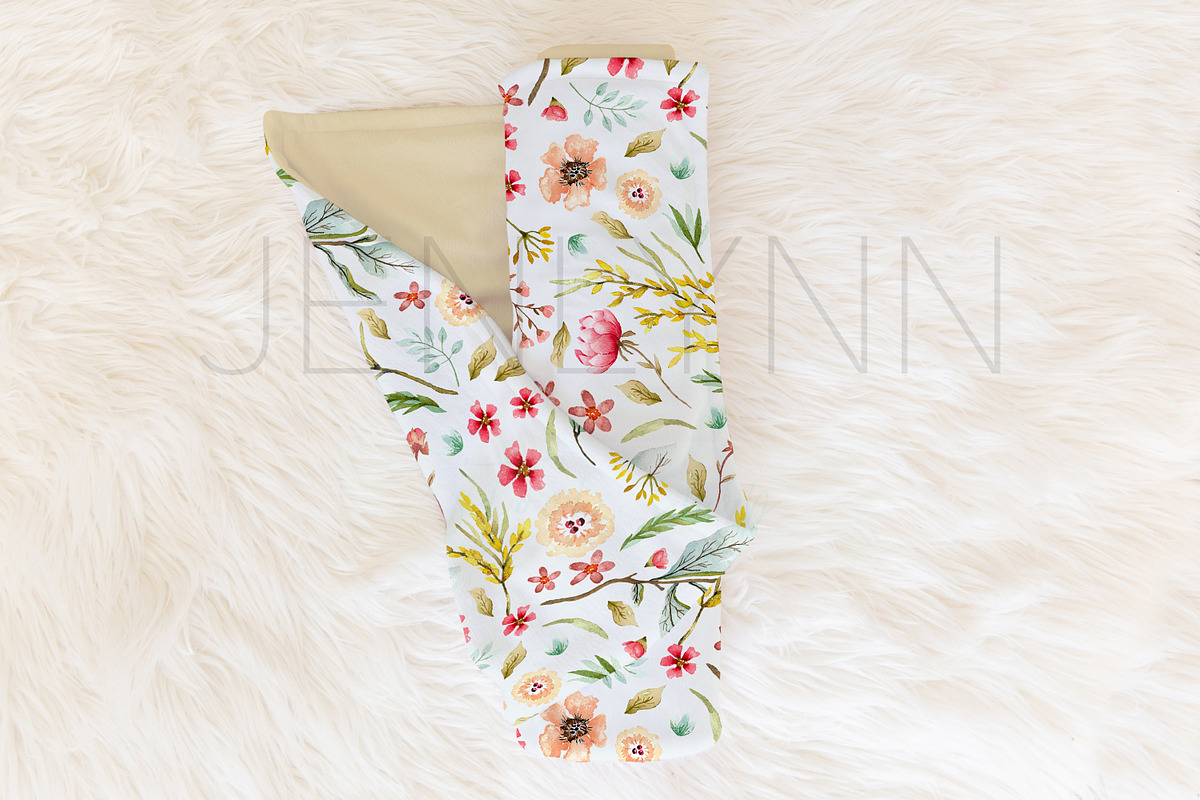 Rolled Minky Blanket Mockup #3, a Product Mockup by JENLYNN Stock Shop (Photo 2 of 6)