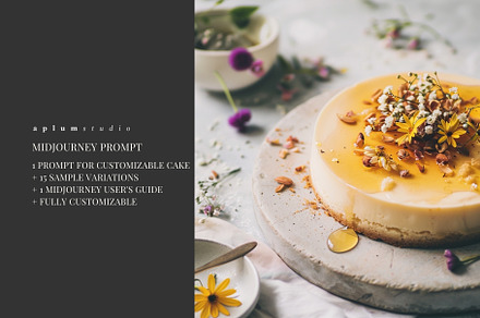 Customizable prompt for cakes