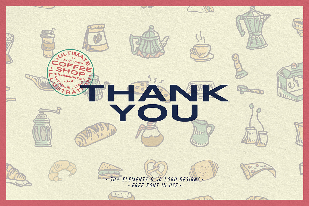Coffee Shop Illustration Package, a Food Illustration by Wortfice (Photo 8 of 8)