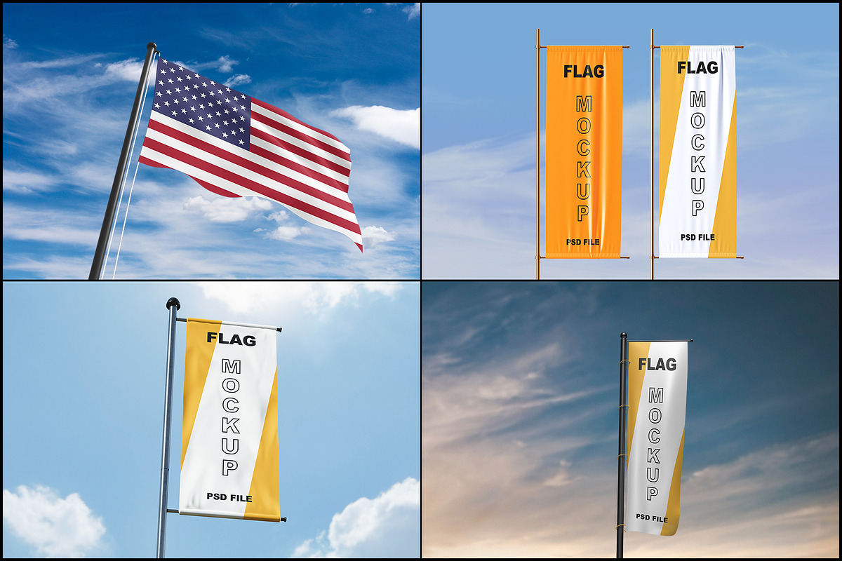 Flag Mockup, a Product Mockup by Mockupfit (Photo 1 of 6)