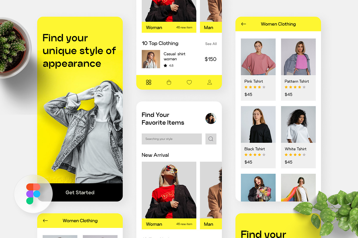 Ageman - Clothing Store App, an UI Kit Template by Panen Creative (Photo 1 of 3)