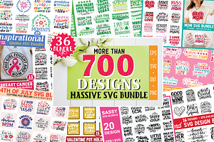 2600 Mega SVG Bundle Cut Files