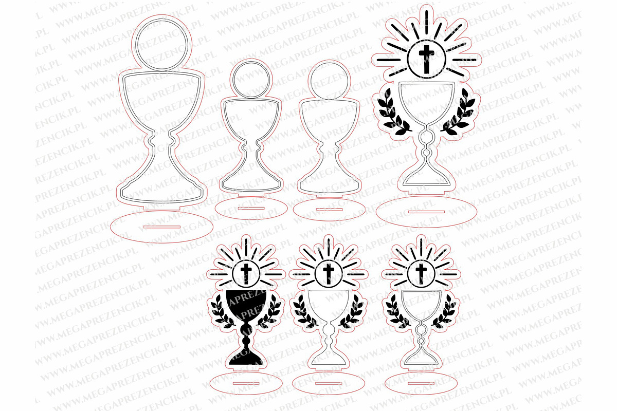 Chalice for First Holy Communion Las, a Pattern Graphic by MegaPrezencik (Photo 3 of 7)