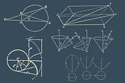 Vintage Geometry Diagrams, an Illustration by The Rusty Press (Thumbnail 4 of 5)