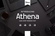 Athena, a Sans Serif Font by almazstudio (Thumbnail 1 of 9)