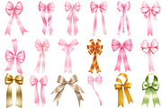 Bow Clipart Png, a Decorative Illustration by Forhadx5 (Thumbnail 4 of 7)