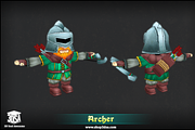 Archer, a Characters & Person 3D Model by Meshtint Studio (Thumbnail 2 of 4)