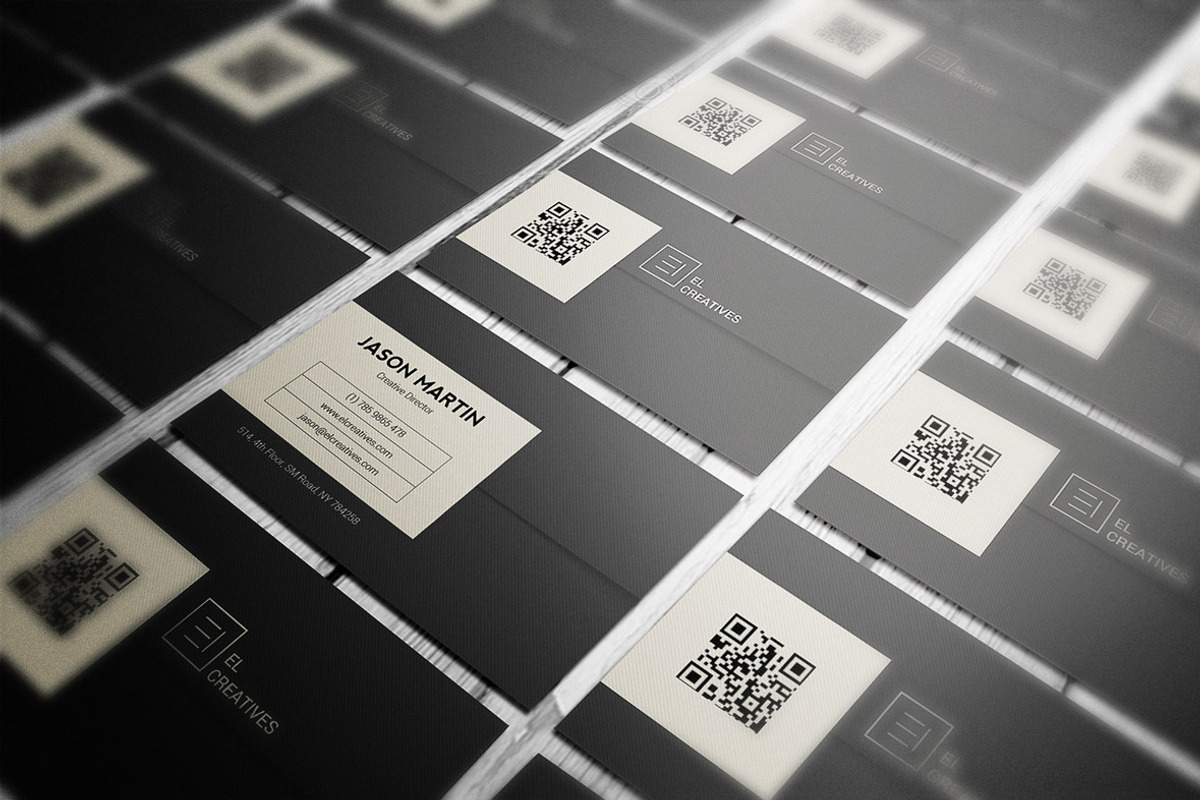 Minimal Corporate Business Card, a Business Card Template by bouncy (Photo 3 of 4)