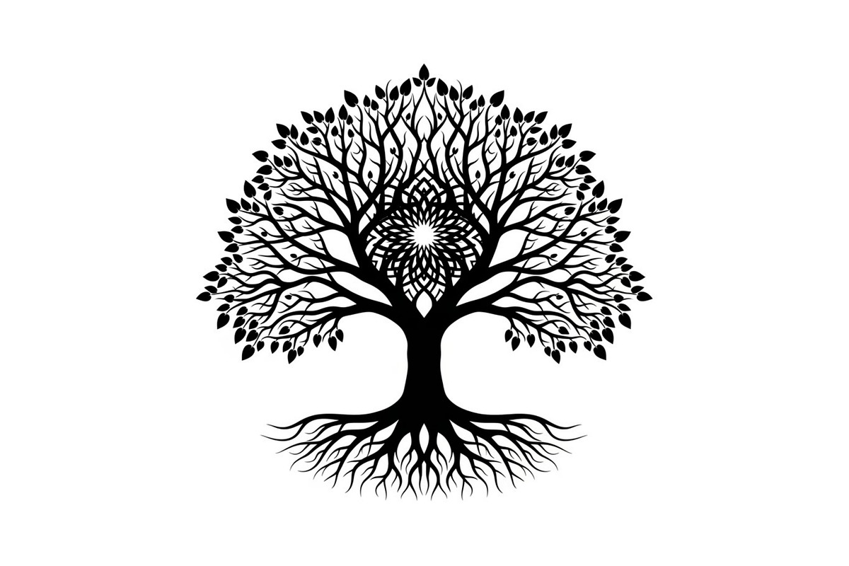 Decorative Tree of Life Vector Set, an Illustration by Creativeshirt (Photo 8 of 13)