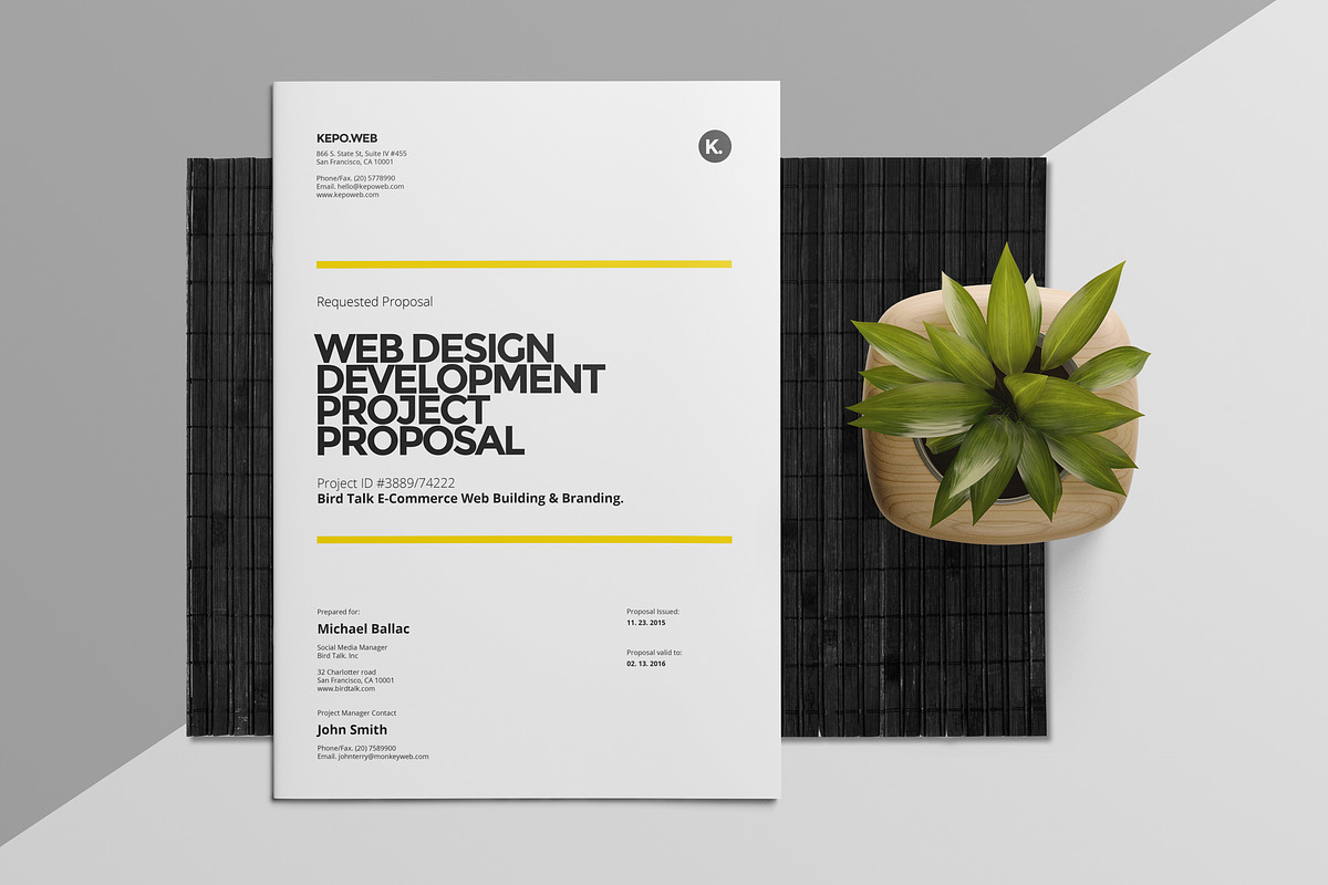 Web Design Proposal, a Stationery Template by broluthfi (Photo 1 of 6)